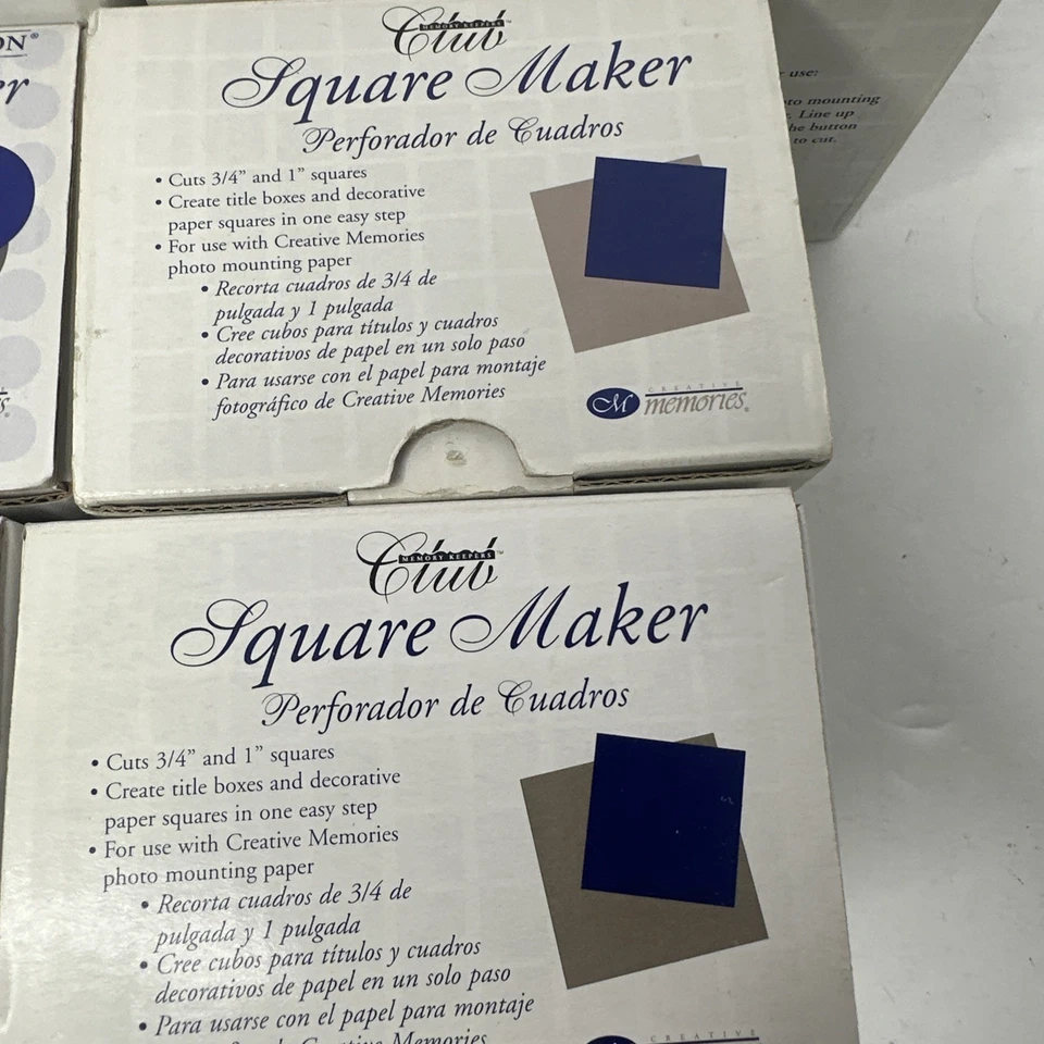 Creative Memories Scrapbooking Shape Maker Hole Punch Cuts Lot Of 7 - Image 3 of 4