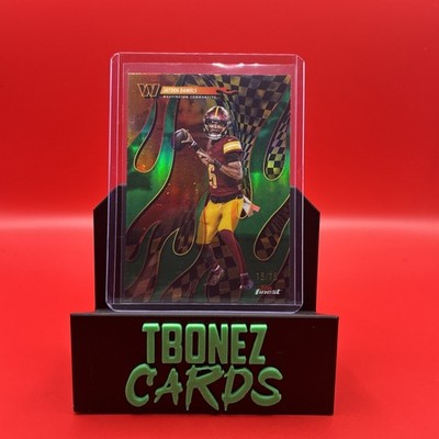 2025 Topps Finest - Torchers Jayden Daniels #T-30 Green Refractor /75