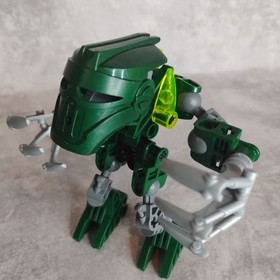 Lego Bionicle Matoran Piruk 8723 - No Manual - Missing 2 Parts