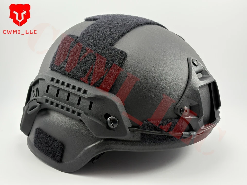 NIJ Level IIIA Bulletproof Ballistic Helmet - FAST & MICH - Made w/ Kevlar - Image 2 of 4