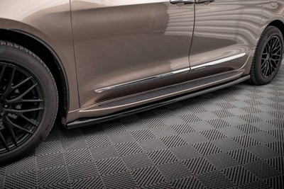 Maxton Design Seitenschweller für Chrysler Pacifica Mk2 Hochglanz schwarz