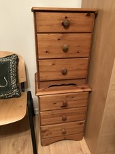 Two-Pine Bedside Cabinets Collection Only