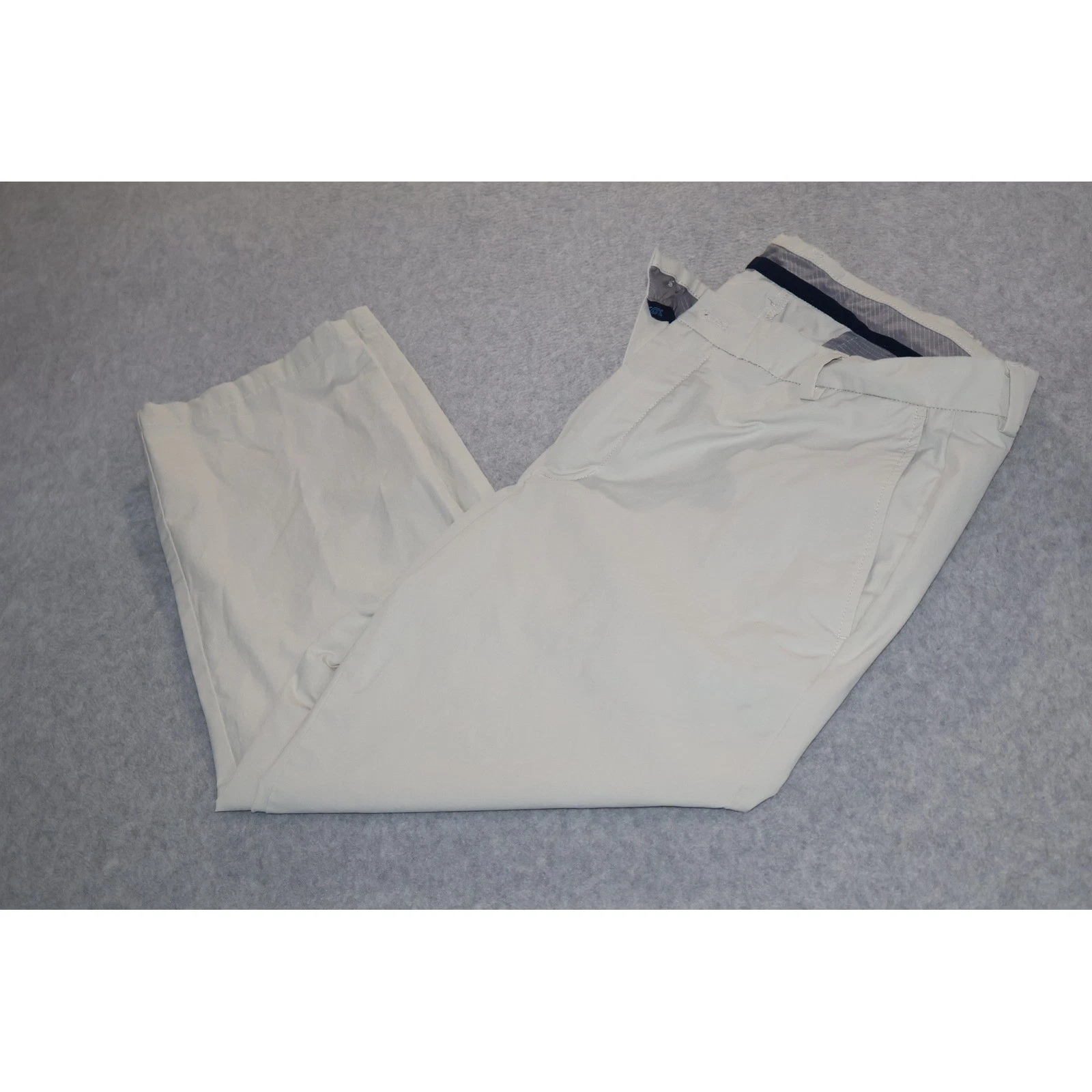 Vineyard Vines On-The-Go Pant Mens 38x26 Stone Beige Chino Performance Stretch *