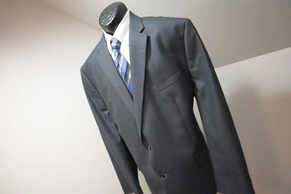 Traje Pantalones Chaqueta Sean John Gris Oscuro 2 Piezas Para Hombre Talla 42 x 35 52 Largo Foto 2 de 4