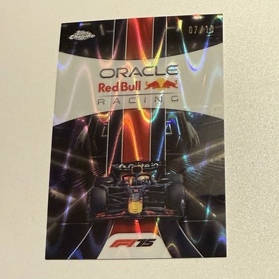 2025 Topps Chrome Formula 1 F1 Oracle Red Bull Racing Black Refractor 7/10 #174