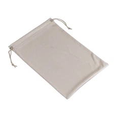 Ski Goggle Bag, Microfiber Snow Goggles Case Drawstring Pouch Light Gray