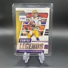 2021 Contenders Draft Picks Campus Legends #12 Joe Burrow LSU Tigers JW1