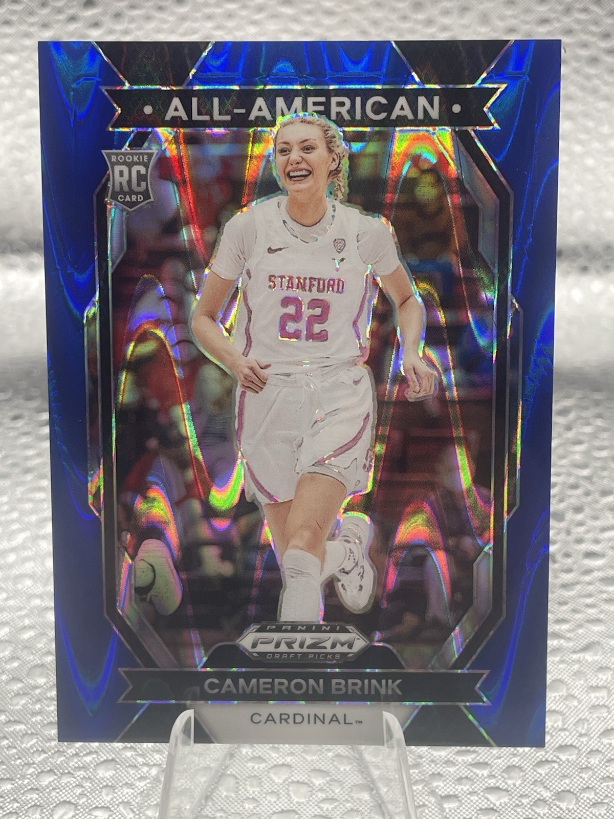 2024 Panini Prizm Draft Picks Cameron Brink #89 blue Seismic Prizm /149 (RC)