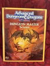 Advanced Dungeons Dragons 2nd Edition Dungeon Master s Screen 9263 1994 -8964