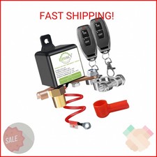 Remote Battery Disconnect Switch 12v, 250A, Upgrade Prevent Battery Drain, Disco