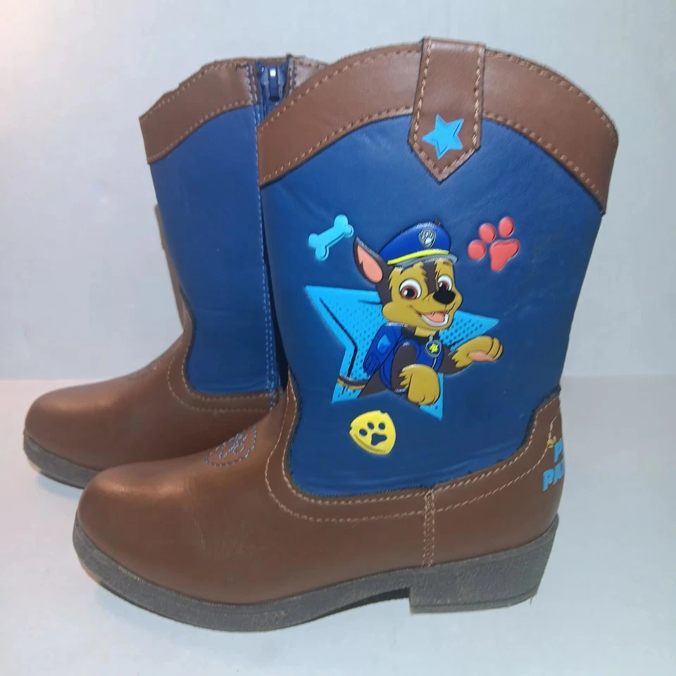 Botas de Vaquero Chicos Paw Patrol Talla 11 Imitación Cuero Chase Marshall Foto 2 de 4