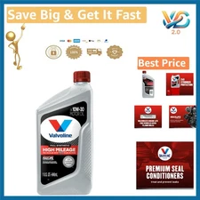 Motul Full Synthetic High Mileage 10W-30 Motor Oil 1 Qt