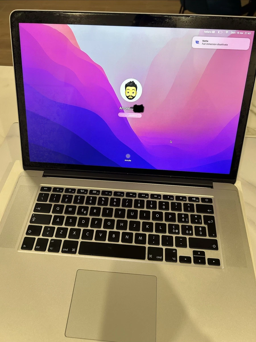 Macbook Pro 15 Retina 2014 | Acquisti Online su eBay