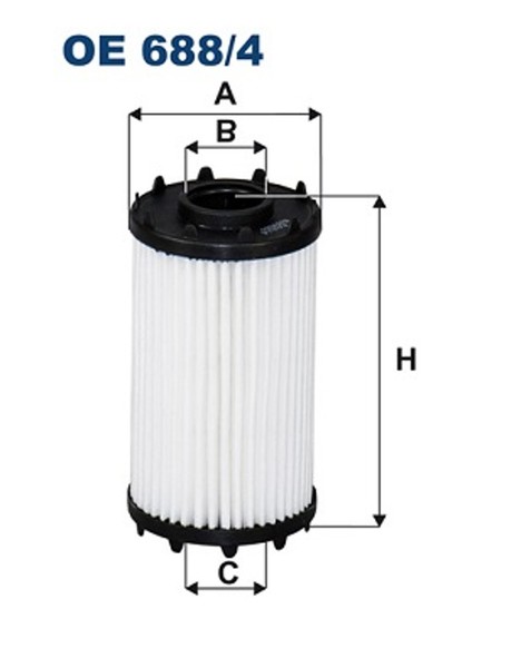 ÖLfilter Filtron OE 688/4 Filtereinsatz FüR VW Touareg CR7 RC8 Ehybrid 4Motion-image