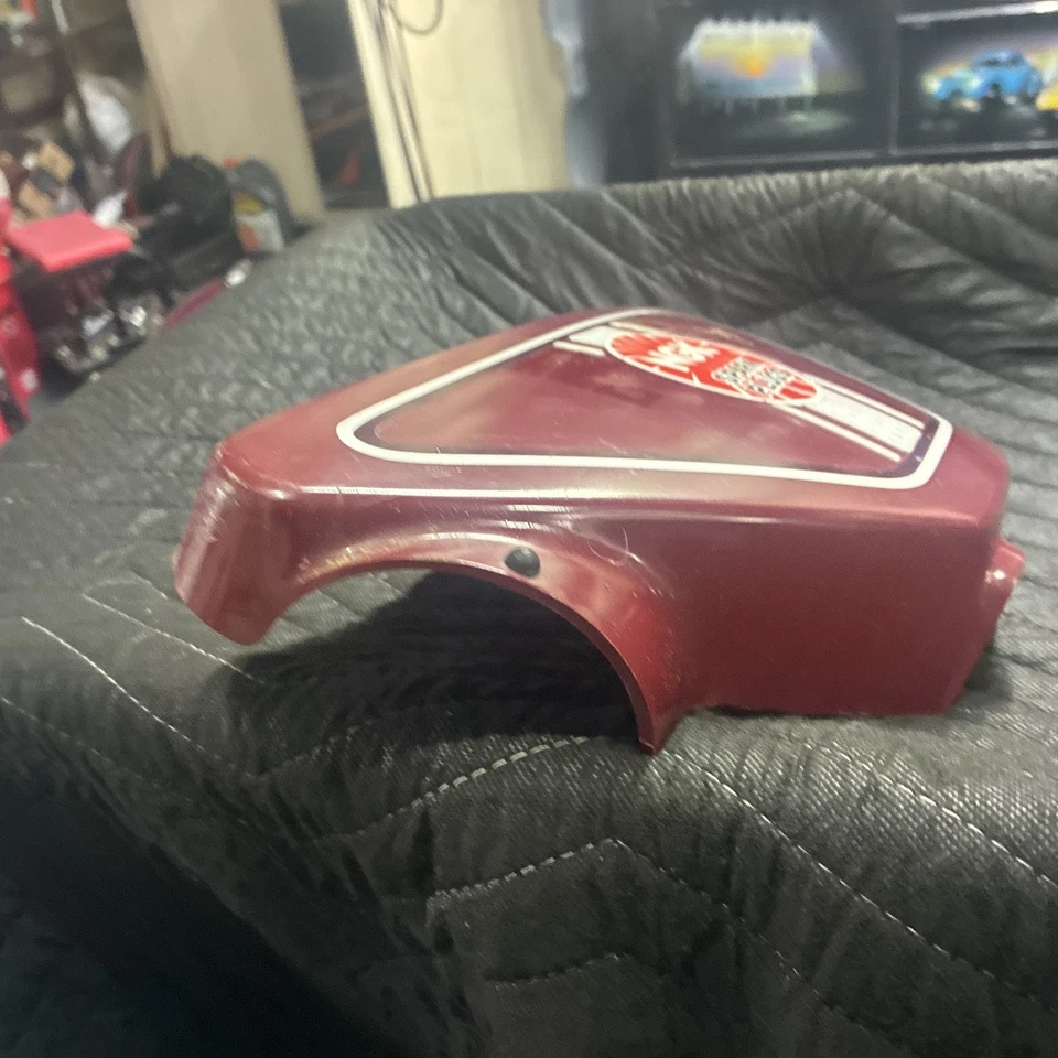 1976-1979 Yamaha XS750 XS 750 DOHC bateria traseira tampa lateral esquerda 1J7-21721-00-U8 - Imagem 2 de 4