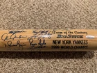 1999 NY YANKEES AUTOGRAPHED TEAM BASEBALL BAT      STEINER COA    MARIANO+JETER