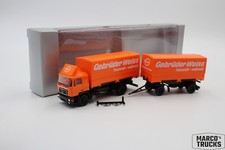 Herpa MAN F90 swap body trailer truck "Gebrüder Weiss" 1:87 /H23076