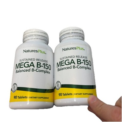 2 X NaturesPlus Mega B-150 -- 90 Tablets   EXP.2/26  