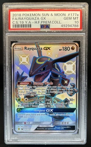 2018 Pokemon SM Celestial Storm Rayquaza Promos #177a /168 PSA 10 GEM MINT