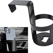 Black Car Door Cup Holder, Portable Hanging Cup Holder for Cars Door 1 PCS