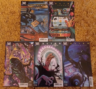 Alien Paradiso #1 2 3 4 5 Variant Cover Set - Marvel 2025