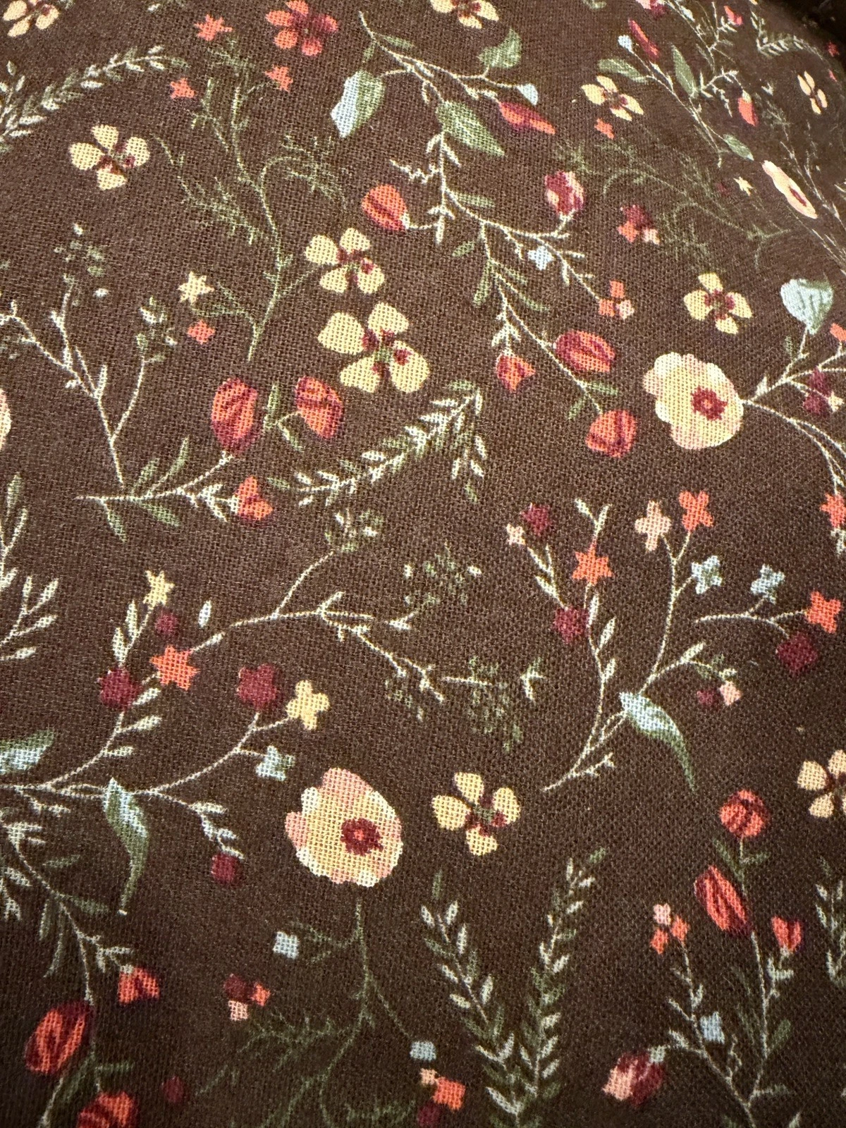Vintage Garden Cotton Linen Blend Fabric Bundle 10 Prints 0.5 Yard Each 60" Wide image 8