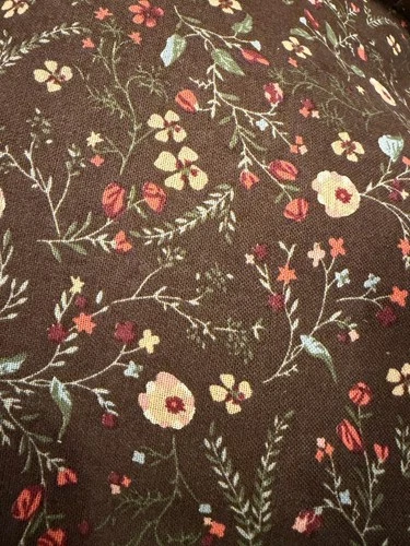 Vintage Garden Cotton Linen Blend Fabric Bundle 10 Prints 0.5 Yard Each 60" Wide image 8