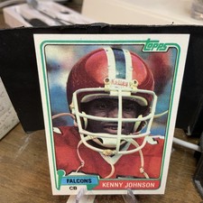 1981 Topps Football Card #143 KENNY JOHNSON