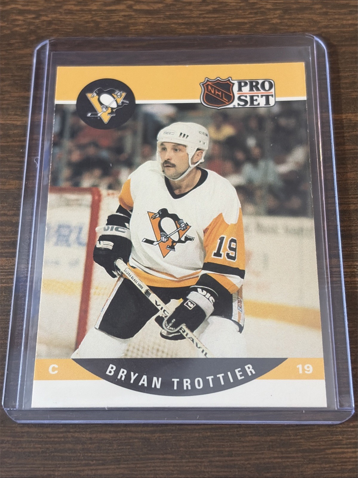 1990-91 Pro Set - Bryan Trottier #511 Pittsburgh Penguins (B)
