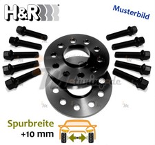 H&R Spurplatten schwarz 10mm/Achse für VW Golf VI Cabriolet 517 :: 2011 >> 2016