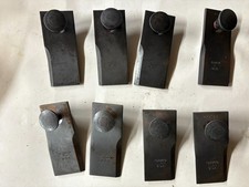 8 KUHN DISC MOWER BLADES BOLTS AND NUTS STAMPED 158860 158859 169550 195667