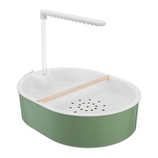 Budgie Shower Fountain Bird Bath Splash Guard Tub Accessory Automatic