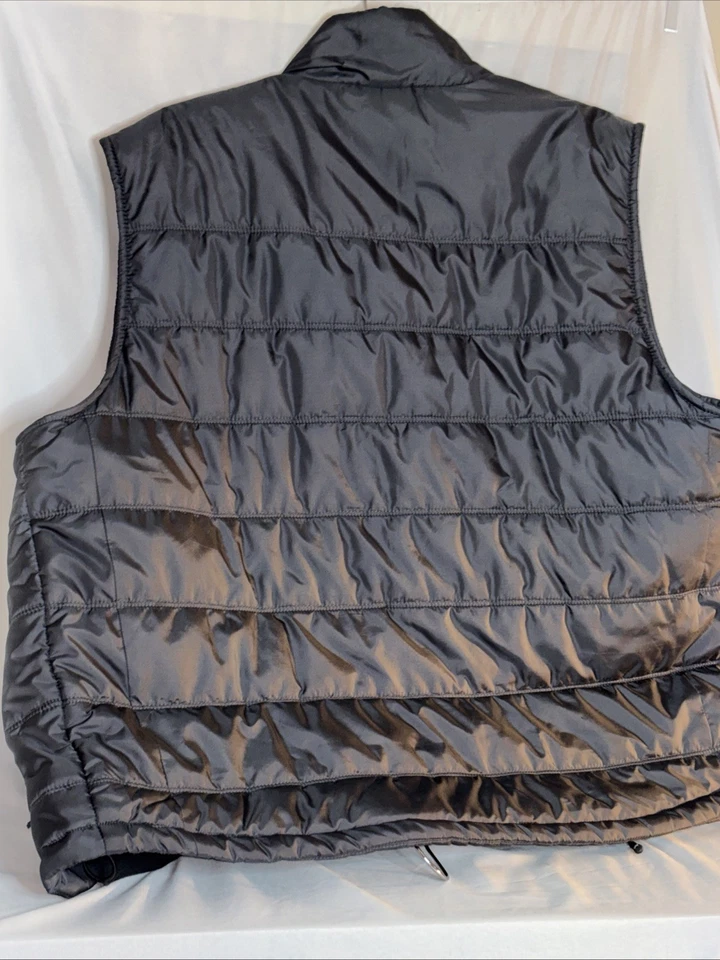 Solaris Vest Adult Large Black Full Zip Pockets Outdoor Casual Mens - Image 4 of 4