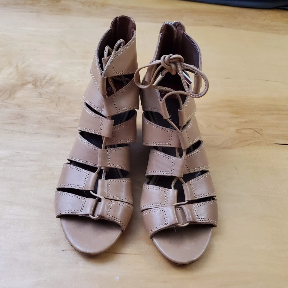 Donald J Pliner Mujer Talla 6 Botín Piel de Serpiente Cuña Tacones 2.5" Marrón JEISA Foto 2 de 4