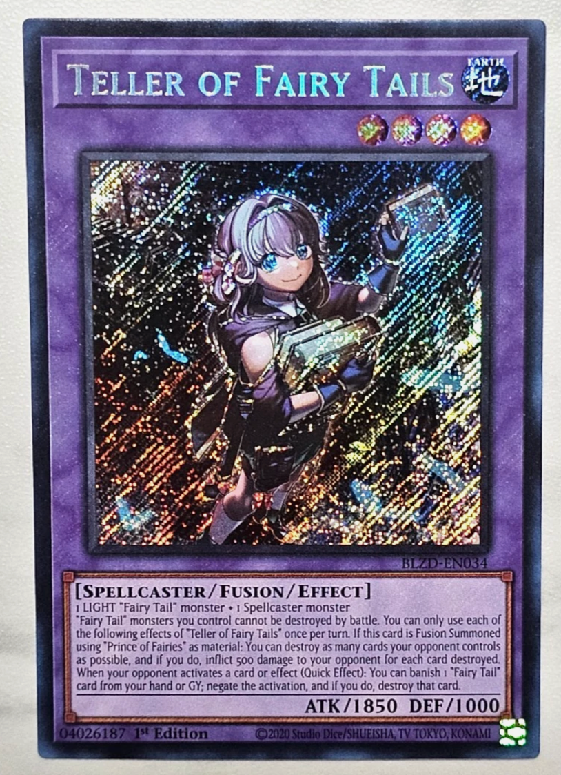 Teller of Fairy Tails - BLZD-EN034 - Secret Rare - Blazing