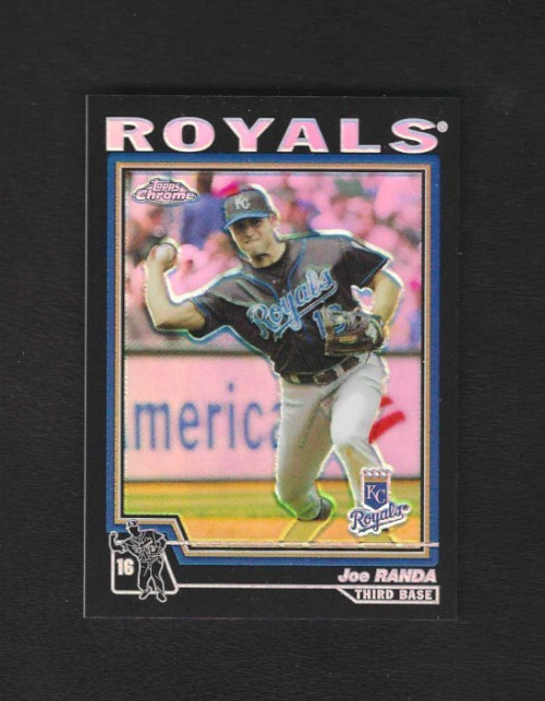 2004 Topps Chrome Joe Randa Black Refractor #298 - Kansas City Royals