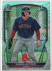 Roman Anthony 2023 Bowman Chrome Lunar Glow Refractor 1st Bowman Card #BCP-71