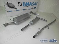 Imasaf Auspuffset für Audi A1 1.2 Tfsi 63 KW 2010- | Kat-Rep-Rohr+Msd+Endtopf