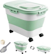 20-30 Lbs Rice Storage Container,Collapsible Food Storage Container Flour