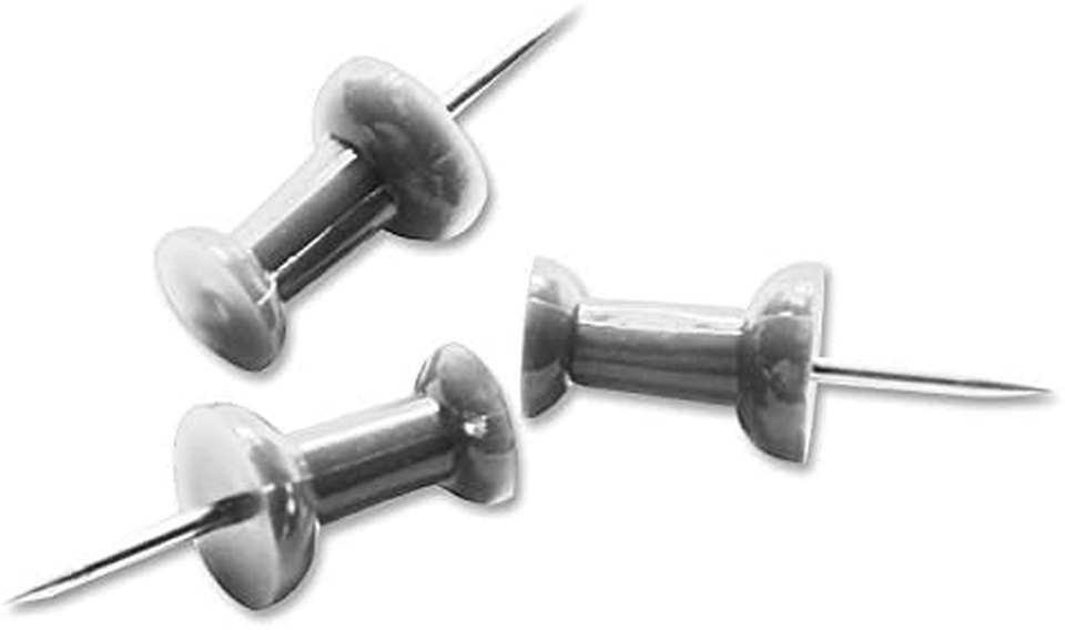 Push Pins, Steel Aluminum Head Push Pins Sharp Steel Point Silver
