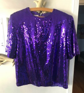 purple sequin tops