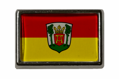 Aurich Flaggenpin Anstecker | 15 X 23 Mm Metall Pin Mit Butterflyclip | Städte Pin Sammlerstück