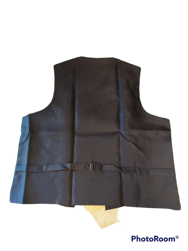 Moda Formal Wear Vest Gold Full Back NIP Size XL - Image 4 of 4