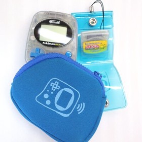 Pokemon Mini Console Blue MIN001 w/ Pok&eacute;mon Center Limited Cases Party Cartridge