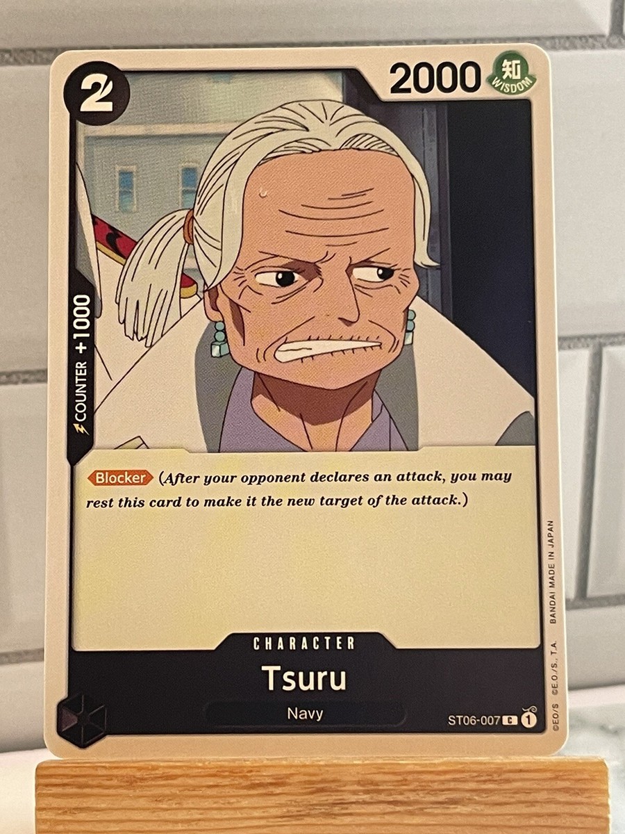 Tsuru - One Piece TCG English ST06-007 C NM Absolute Justice | eBay