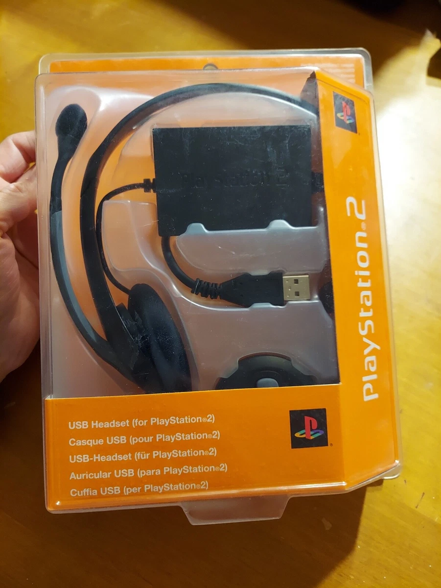 Logitech USB Headset for Playstation 2 Vintage 2004 Orange Box READ
