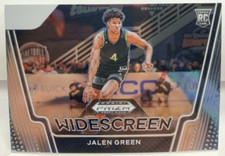 Jalen Green 2021-22 Panini Prizm Draft Picks Widscreen RC #7 - HOUSTON ROCKETS