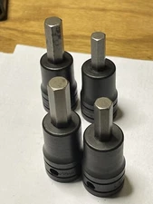 Snap On GSA12E & GSA10E Industrial Hex Bit Sockets (2)