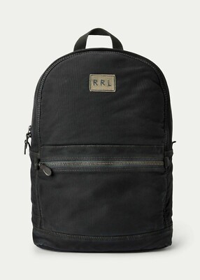 RRL Ralph Lauren Vintage Inspired Navy Blue Indigo Pilot Jungle Cloth  Backpack
