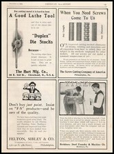 1909 Birdsboro Steel Foundry Co. Pennsylvania Photo Jackson Belt Lacer Print Ad